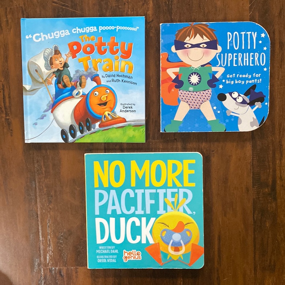 3 Children's Books: The Potty Train | Potty Superhero | No More Pacifier Duck